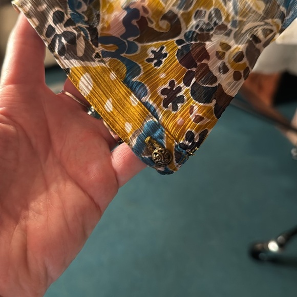 Charter Club Paisley Print Blouse 3/4 Sleeve Top Women’s Size 12P - Picture 6 of 7